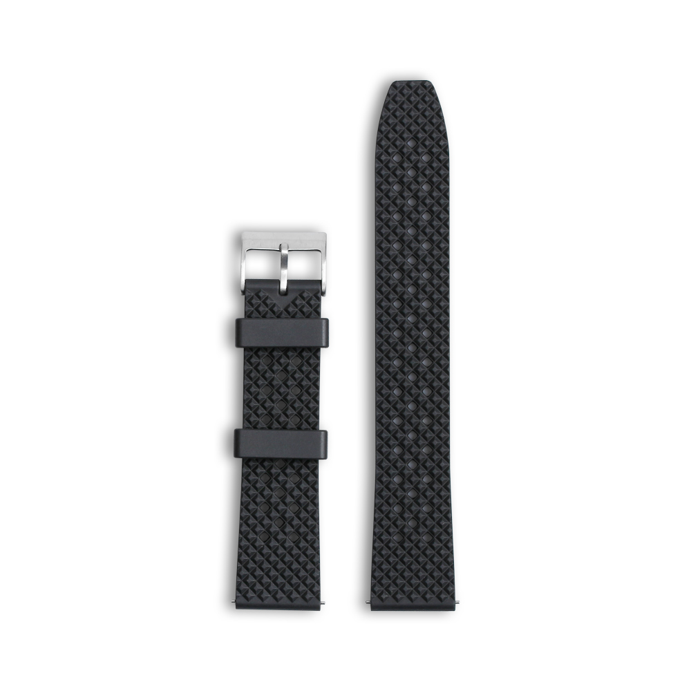 ZOVNE Premium FKM Fluorine Rubber Watch Band for Seiko Citizen Watches with High Quality in 20mm 22mm