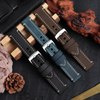 ZOVNE- Watch Strap Store Top Grain Cowhide Leather Watch Band in 20mm 22mm Watch Strap for Brand Watches with Black/Blue/Brown
