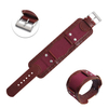 Handmade Vintage style Cuff&Cund Leather canvas watch strap for men in 20mm 22mm from ZOVNE