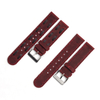 ZOVNE- Vintage Top Grain Cowhide Handmade Leather Watch Band in 20mm 22mm Watch Strap for Brand Watches with Wine Color