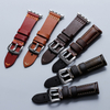 ZOVNE Handmade Leather Apple Watch Band with High Quality in 22mm 24mm
