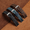 ZOVNE- Watch Strap Store Top Grain Cowhide Leather Watch Band in 20mm 22mm Watch Strap for Brand Watches with Black/Blue/Brown