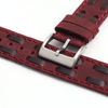 ZOVNE- Vintage Top Grain Cowhide Handmade Leather Watch Band in 20mm 22mm Watch Strap for Brand Watches with Wine Color