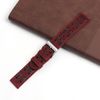 ZOVNE- Vintage Top Grain Cowhide Handmade Leather Watch Band in 20mm 22mm Watch Strap for Brand Watches with Wine Color