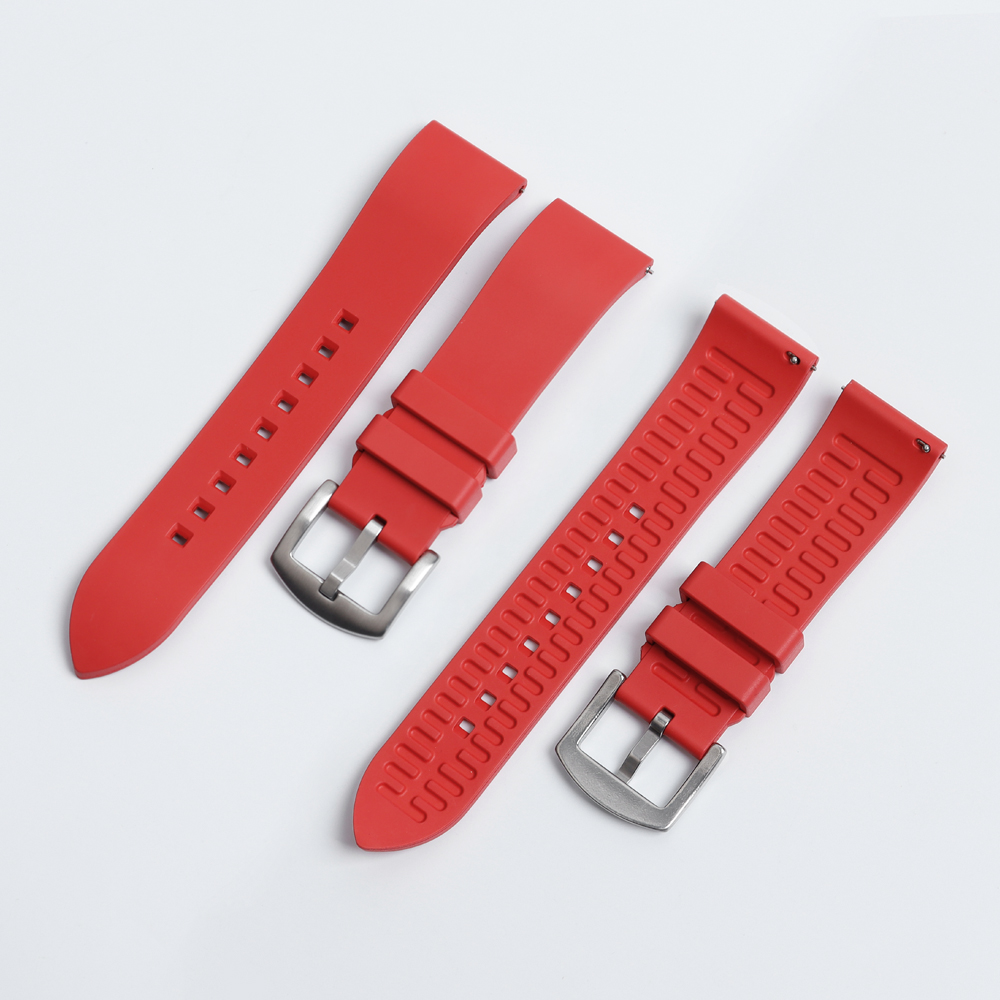 ZOVNE Watch Band Store Fluorine Rubber Replacement Watch Straps for Watch Brands with High Quality 20mm 22mm