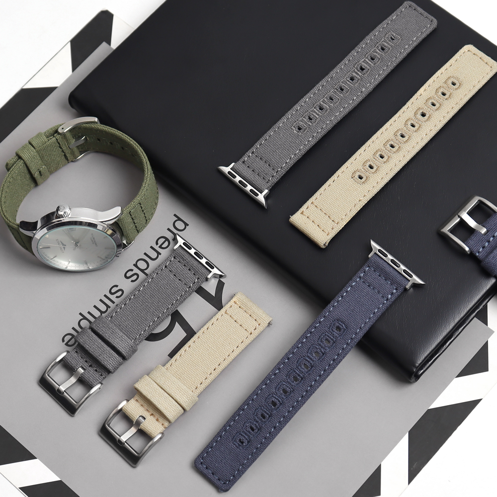 Canvas Apple watch bands